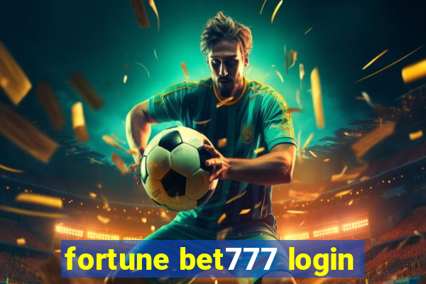 fortune bet777 login